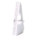 Single-wing  Easel Back White 5" w/Adhesive Strip
