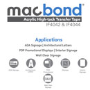 MacBond Transfer Adhesive IF4044  4mil 12"x180' Roll