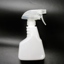 White Bottle 300ml (10oz) w/Trigger Sprayer
